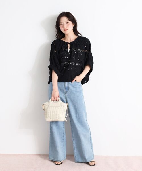 le.coeur blanc / ルクールブラン シャツ・ブラウス | TORRAZZO DONNAカットワークレースブラウス | 詳細21