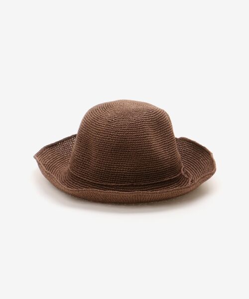 le.coeur blanc / ルクールブラン ハット | 細ペーパーコマ編みハット | 詳細1