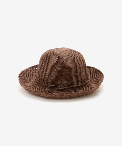 le.coeur blanc / ルクールブラン ハット | 細ペーパーコマ編みハット | 詳細2