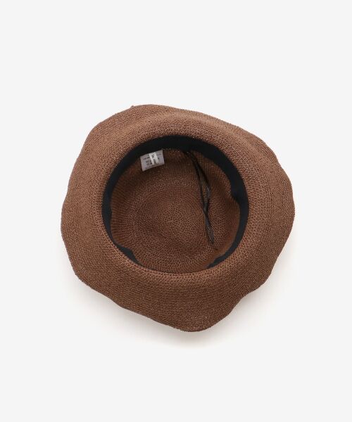 le.coeur blanc / ルクールブラン ハット | 細ペーパーコマ編みハット | 詳細4