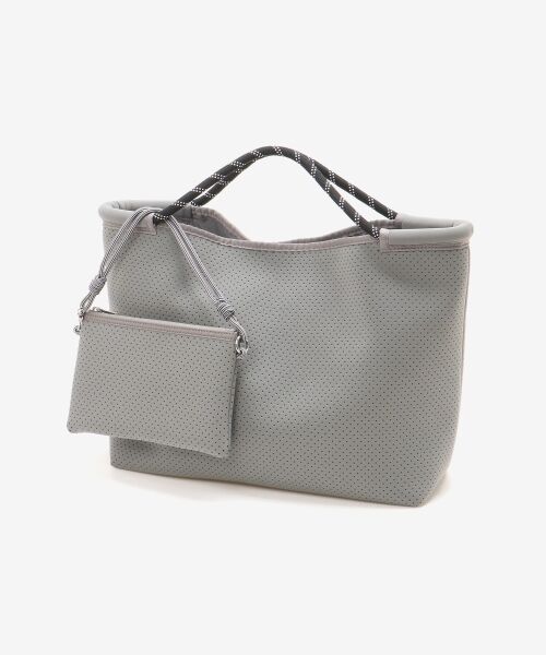 le.coeur blanc / ルクールブラン トートバッグ | ネオプレーンパンチングトート（グレー）