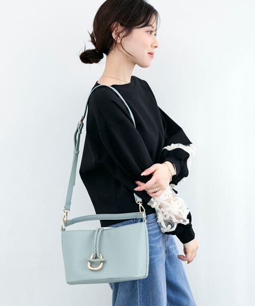 le.coeur blanc / ルクールブラン ショルダーバッグ | リングモチーフ付きショルダー | 詳細11