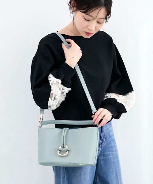 le.coeur blanc / ルクールブラン ショルダーバッグ | リングモチーフ付きショルダー | 詳細12