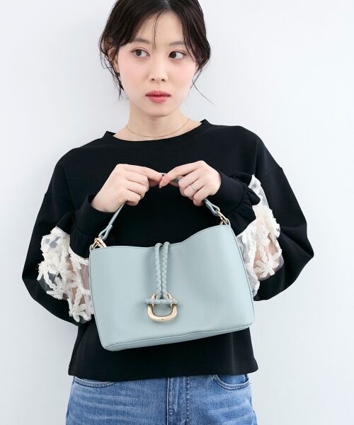 le.coeur blanc / ルクールブラン ショルダーバッグ | リングモチーフ付きショルダー | 詳細13