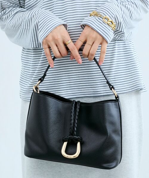 le.coeur blanc / ルクールブラン ショルダーバッグ | リングモチーフ付きショルダー | 詳細2