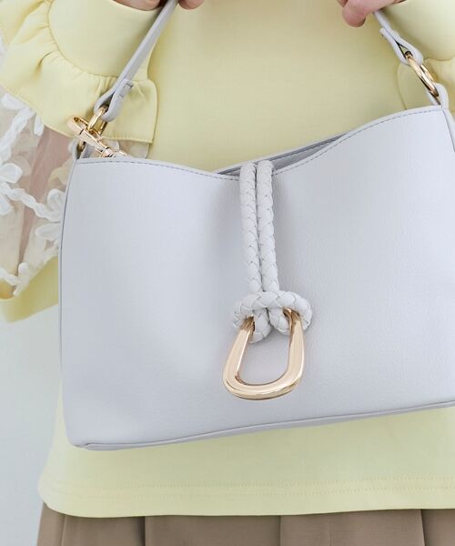 le.coeur blanc / ルクールブラン ショルダーバッグ | リングモチーフ付きショルダー | 詳細9