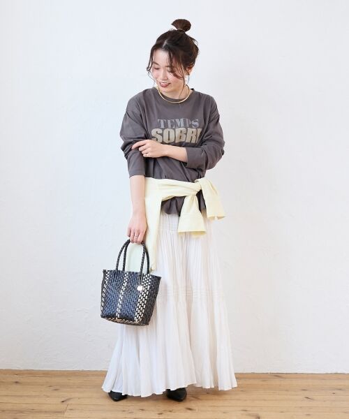 le.coeur blanc / ルクールブラン かごバック | スクエアメルカドバッグ | 詳細10