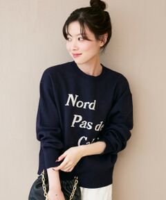 le.coeur blanc / ルクールブラン ニット・セーター | AL ダブルジャガードロゴニット