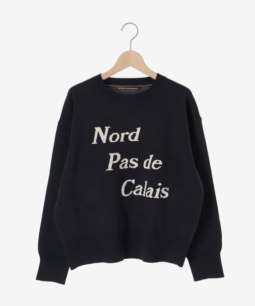 le.coeur blanc / ルクールブラン ニット・セーター | AL ダブルジャガードロゴニット | 詳細1