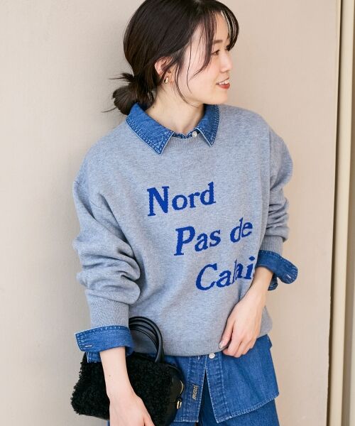 le.coeur blanc / ルクールブラン ニット・セーター | AL ダブルジャガードロゴニット | 詳細16