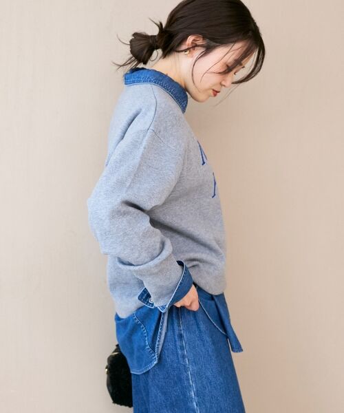 le.coeur blanc / ルクールブラン ニット・セーター | AL ダブルジャガードロゴニット | 詳細19