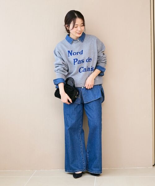 le.coeur blanc / ルクールブラン ニット・セーター | AL ダブルジャガードロゴニット | 詳細21