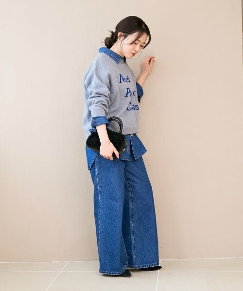 le.coeur blanc / ルクールブラン ニット・セーター | AL ダブルジャガードロゴニット | 詳細22