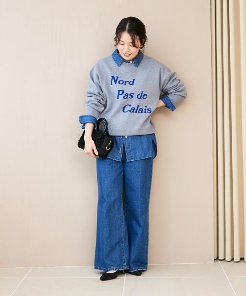 le.coeur blanc / ルクールブラン ニット・セーター | AL ダブルジャガードロゴニット | 詳細24