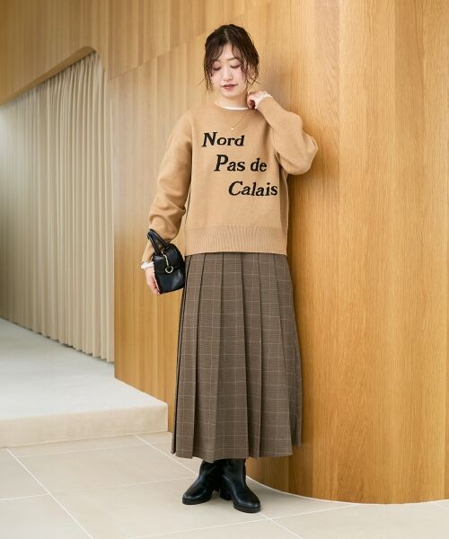 le.coeur blanc / ルクールブラン ニット・セーター | AL ダブルジャガードロゴニット | 詳細29