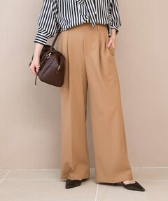 le.coeur blanc / ルクールブラン その他パンツ | 《スタイルアップ効果も抜群》AL ストレッチタックストレートパンツ