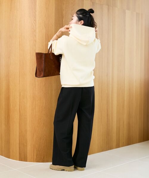le.coeur blanc / ルクールブラン その他パンツ | 《スタイルアップ効果も抜群》AL ストレッチタックストレートパンツ | 詳細21