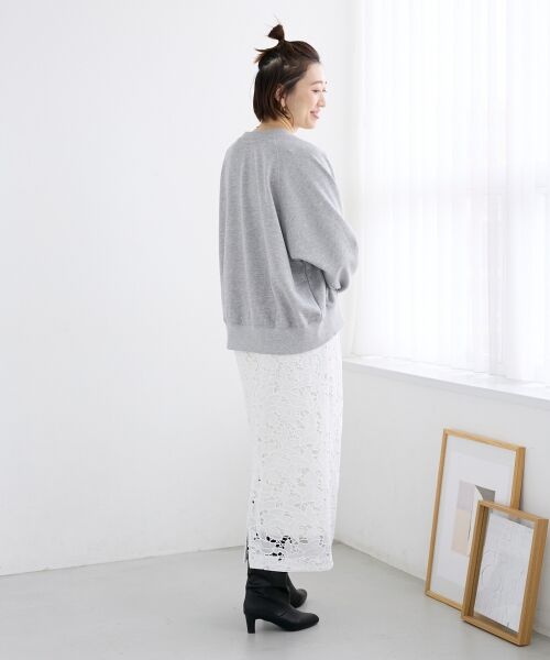 le.coeur blanc / ルクールブラン スウェット | 《WEB限定アイテム》裏毛ロゴスウェットプルオーバー | 詳細18