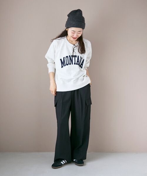 le.coeur blanc / ルクールブラン スウェット | 《WEB限定アイテム》裏毛ロゴスウェットプルオーバー | 詳細2