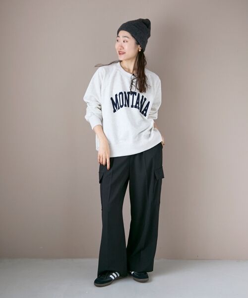 le.coeur blanc / ルクールブラン スウェット | 《WEB限定アイテム》裏毛ロゴスウェットプルオーバー | 詳細3