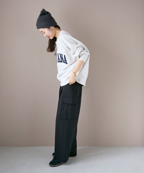 le.coeur blanc / ルクールブラン スウェット | 《WEB限定アイテム》裏毛ロゴスウェットプルオーバー | 詳細6