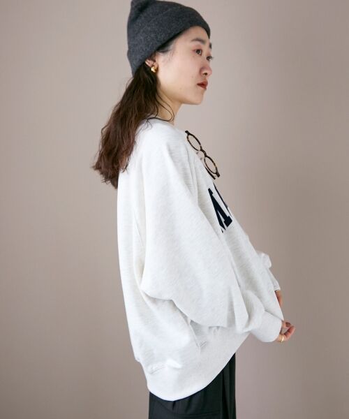 le.coeur blanc / ルクールブラン スウェット | 《WEB限定アイテム》裏毛ロゴスウェットプルオーバー | 詳細9