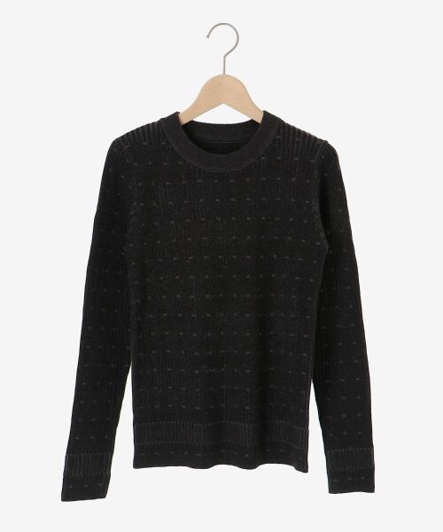 le.coeur blanc / ルクールブラン ニット・セーター | 《WEB限定アイテム》アイレットクルーリブニット | 詳細18