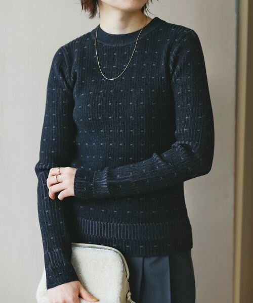 le.coeur blanc / ルクールブラン ニット・セーター | 《WEB限定アイテム》アイレットクルーリブニット | 詳細26