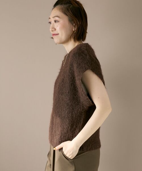 le.coeur blanc / ルクールブラン ベスト | 《WEB限定アイテム》ソフトシャギーニットベスト | 詳細26