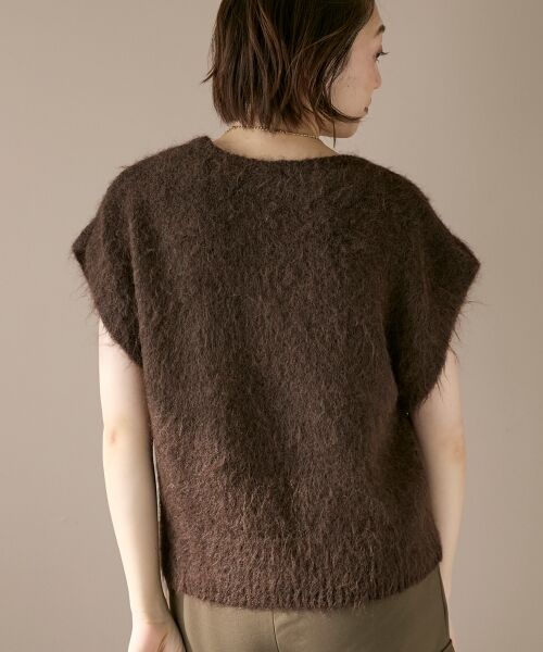 le.coeur blanc / ルクールブラン ベスト | 《WEB限定アイテム》ソフトシャギーニットベスト | 詳細27