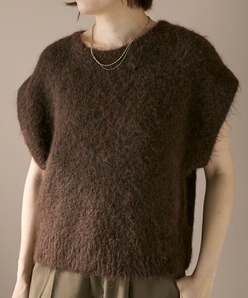 le.coeur blanc / ルクールブラン ベスト | 《WEB限定アイテム》ソフトシャギーニットベスト | 詳細28