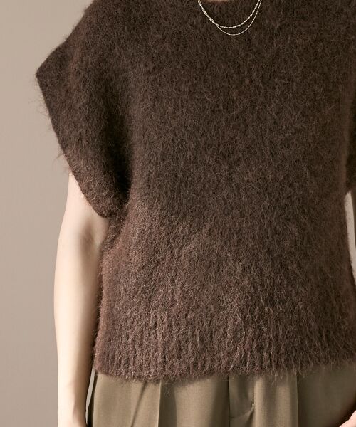 le.coeur blanc / ルクールブラン ベスト | 《WEB限定アイテム》ソフトシャギーニットベスト | 詳細29