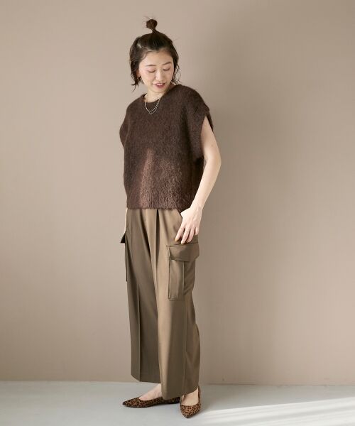 le.coeur blanc / ルクールブラン ベスト | 《WEB限定アイテム》ソフトシャギーニットベスト | 詳細30