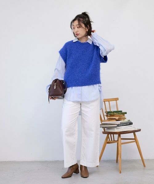 le.coeur blanc / ルクールブラン ベスト | 《WEB限定アイテム》ソフトシャギーニットベスト | 詳細7