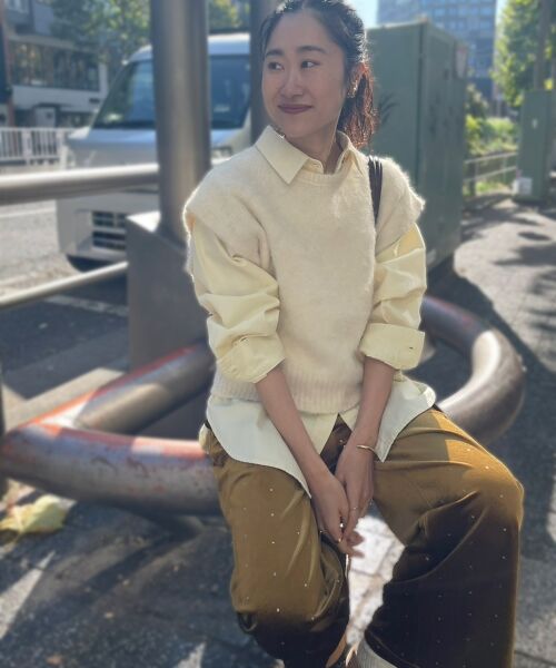 le.coeur blanc / ルクールブラン その他パンツ | 《WEB限定アイテム》グリッタードットベロアイージーパンツ | 詳細10