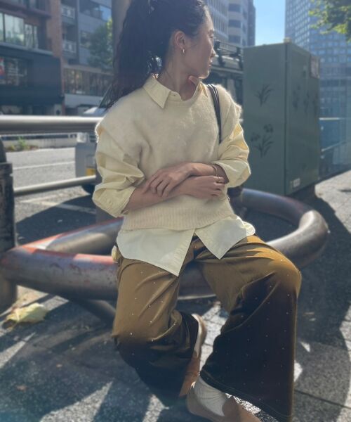 le.coeur blanc / ルクールブラン その他パンツ | 《WEB限定アイテム》グリッタードットベロアイージーパンツ | 詳細11