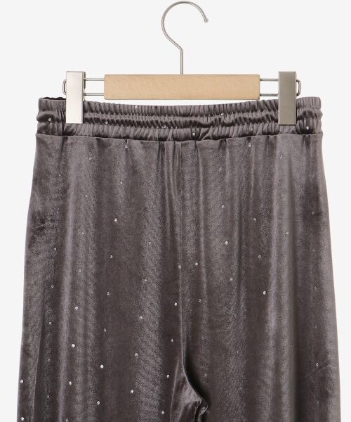 le.coeur blanc / ルクールブラン その他パンツ | 《WEB限定アイテム》グリッタードットベロアイージーパンツ | 詳細24