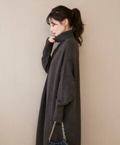 le.coeur blanc / ルクールブラン ロング・マキシ丈ワンピース | ネックが選べるニットワンピース