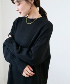 le.coeur blanc / ルクールブラン ロング・マキシ丈ワンピース | ネックが選べるニットワンピース