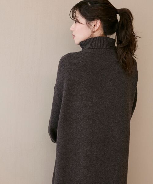 le.coeur blanc / ルクールブラン ロング・マキシ丈ワンピース | ネックが選べるニットワンピース | 詳細10