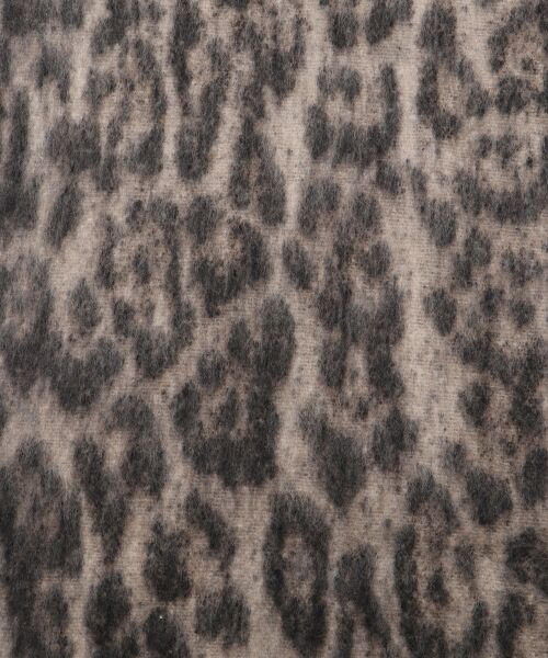 le.coeur blanc / ルクールブラン マフラー・ショール・スヌード・ストール | 《WEB限定アイテム》レオパードシャギーマフラー | 詳細17