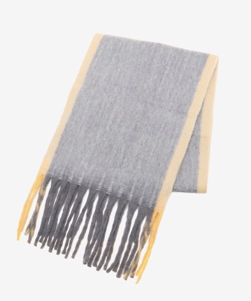 le.coeur blanc / ルクールブラン マフラー・ショール・スヌード・ストール | 《WEB限定アイテム》MIXカラーフリンジマフラー | 詳細13