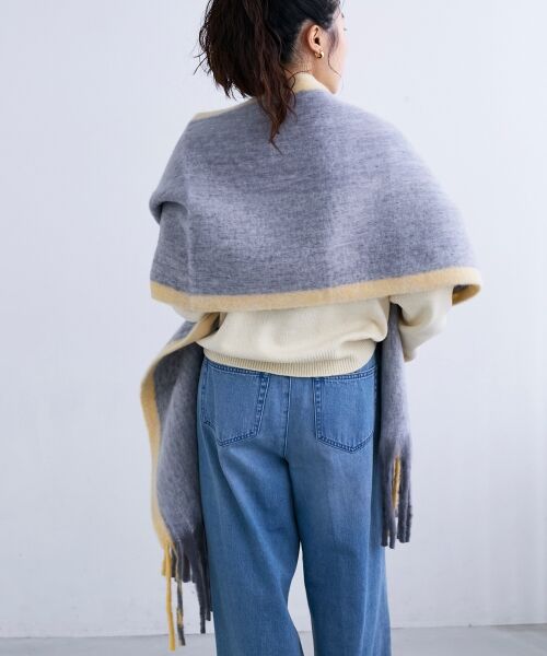 le.coeur blanc / ルクールブラン マフラー・ショール・スヌード・ストール | 《WEB限定アイテム》MIXカラーフリンジマフラー | 詳細19