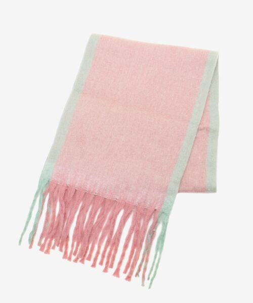 le.coeur blanc / ルクールブラン マフラー・ショール・スヌード・ストール | 《WEB限定アイテム》MIXカラーフリンジマフラー | 詳細20