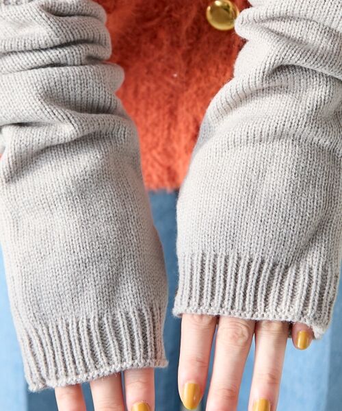 le.coeur blanc / ルクールブラン その他小物 | 《WEB限定アイテム》シンプルアームウォーマー | 詳細19