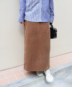 le.coeur blanc / ルクールブラン ロング・マキシ丈スカート | vaneumコーデュロイロングスカート