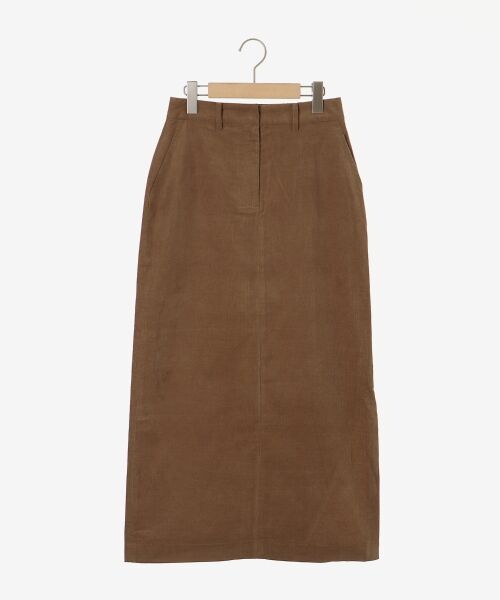 le.coeur blanc / ルクールブラン ロング・マキシ丈スカート | vaneumコーデュロイロングスカート | 詳細1