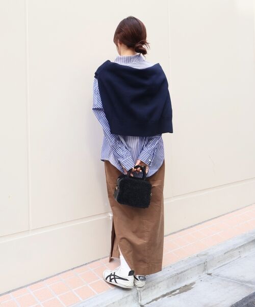 le.coeur blanc / ルクールブラン ロング・マキシ丈スカート | vaneumコーデュロイロングスカート | 詳細5