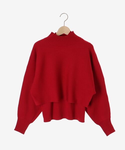 le.coeur blanc / ルクールブラン ニット・セーター | 《手洗い可能》3WAYハイネックレイヤードニット | 詳細1