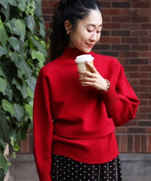 le.coeur blanc / ルクールブラン ニット・セーター | 《手洗い可能》3WAYハイネックレイヤードニット | 詳細12